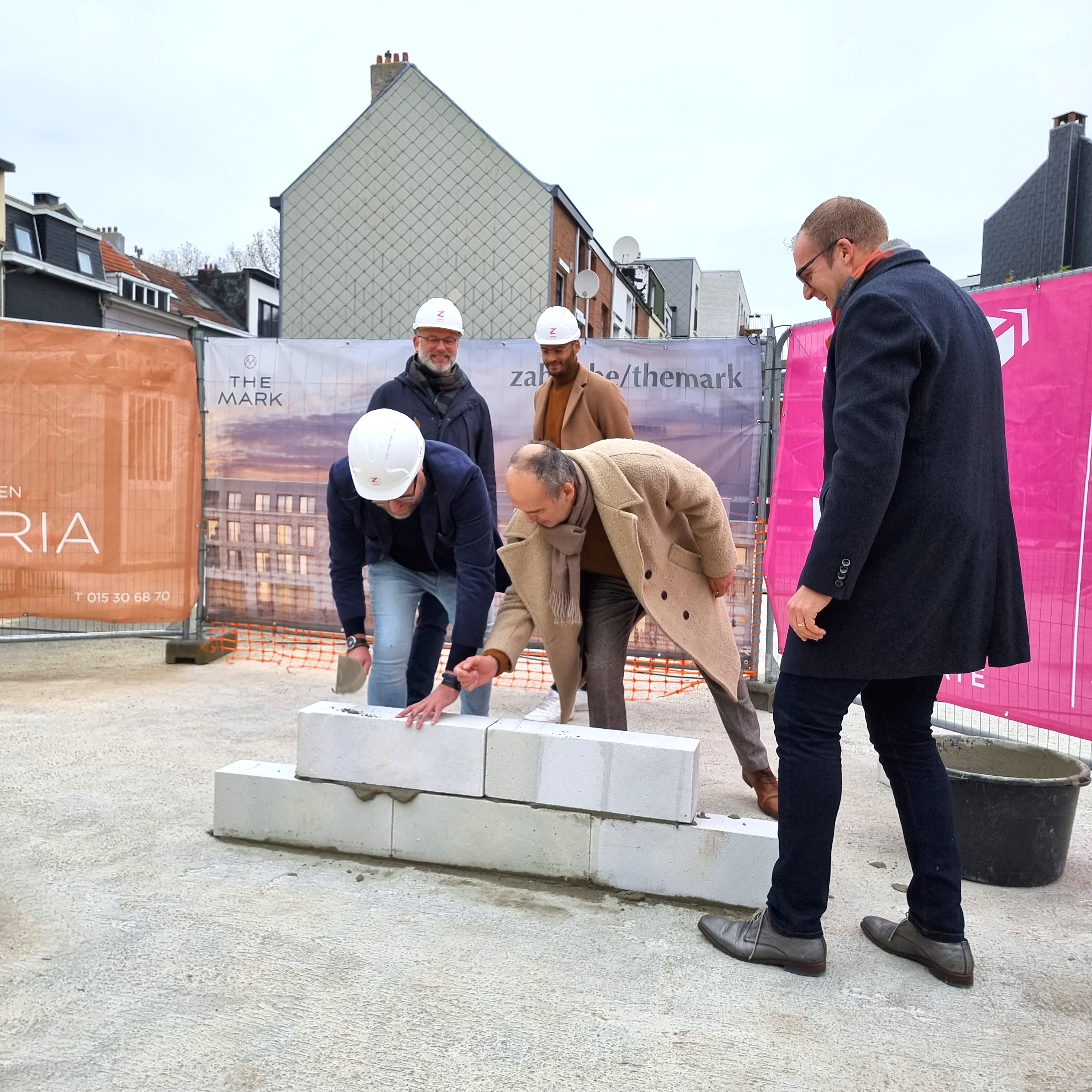 Eerste Steen Is Gelegd In The Mark, Antwerpen